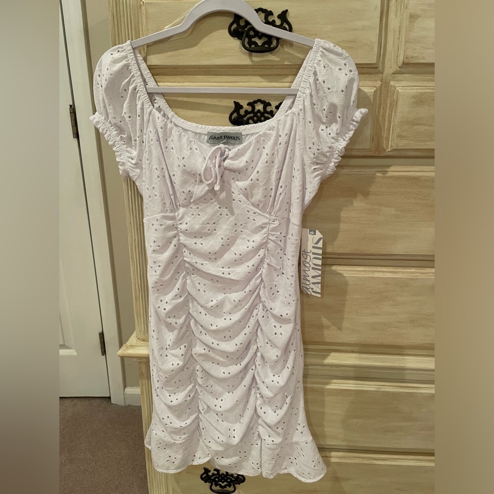 NWT Almost famous White Dress